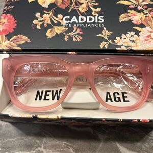 Caddis Miklos Eyeglasses Polished Clear Pink